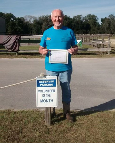 MTRA’s Volunteer of the Month for January